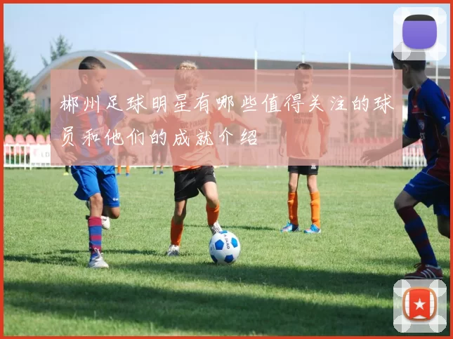 郴州足球明星有哪些值得关注的球员和他们的成就介绍